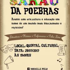 Literatura, música, performance e palco livre.