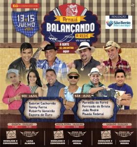 Arraiá Balançando a Rede” e Expo Têxtil